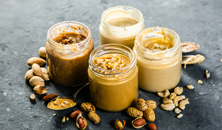 jars of nut butters