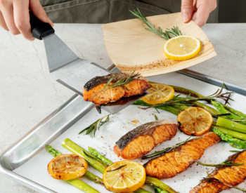 Fish in parchment paper