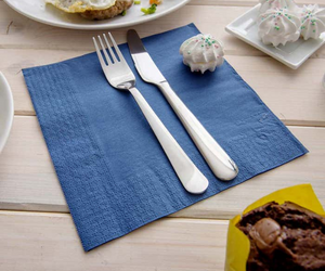 micropoint paper napkin with utensils