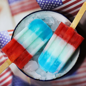 USA-themed popsicles