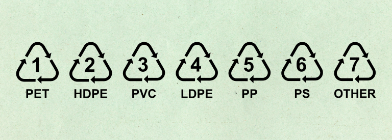 7 plastic recycling symbols