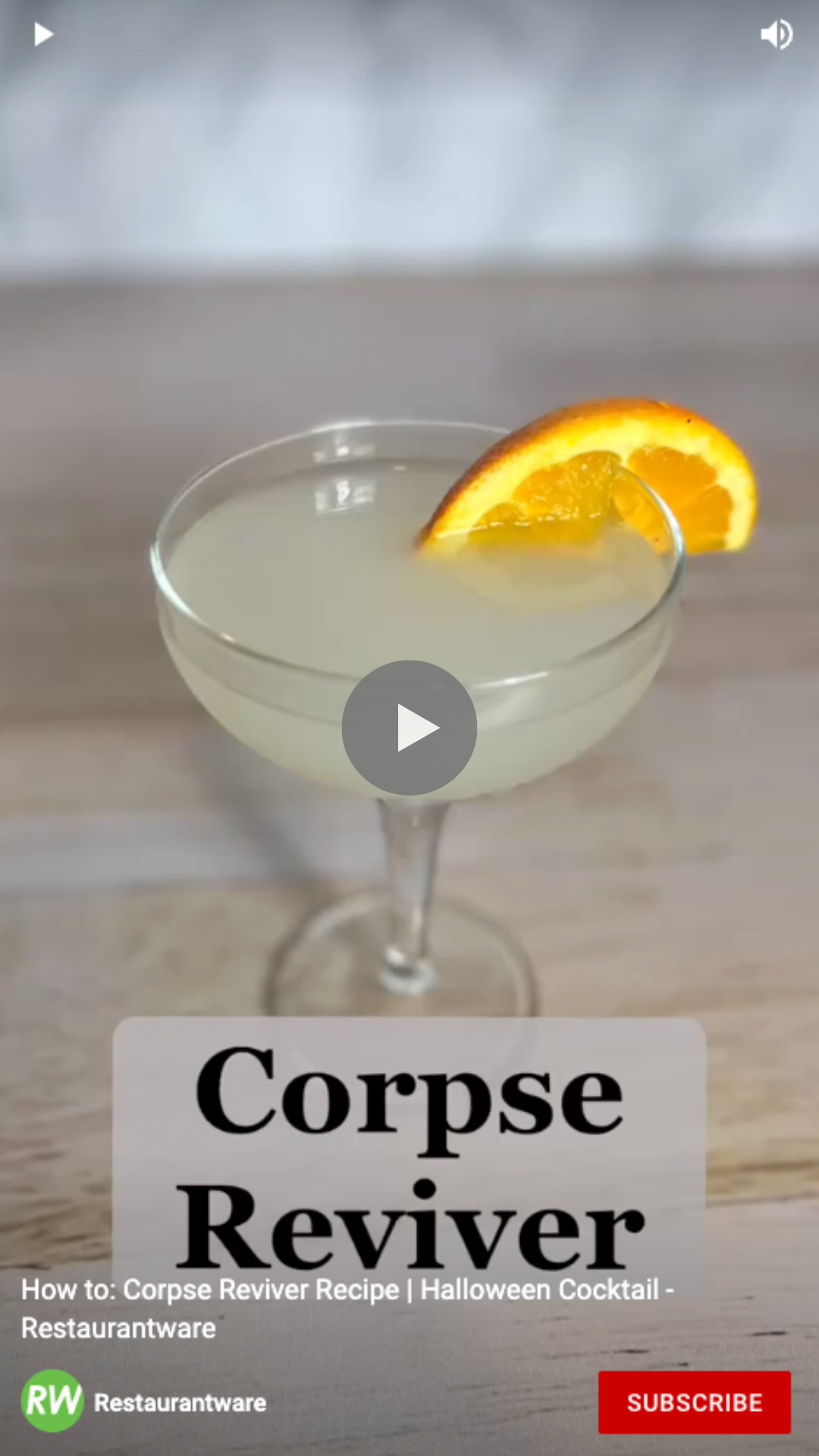 Screenshot of cocktail