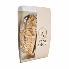 Custom Bread Bags with Side Window –Customizable Bags for Bakery & Bread