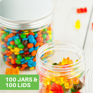 100 Jars & 100 Lids