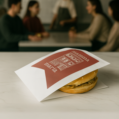Custom Double Open Greaseproof Bags – Custom Paper Bags for Fries & Burgers