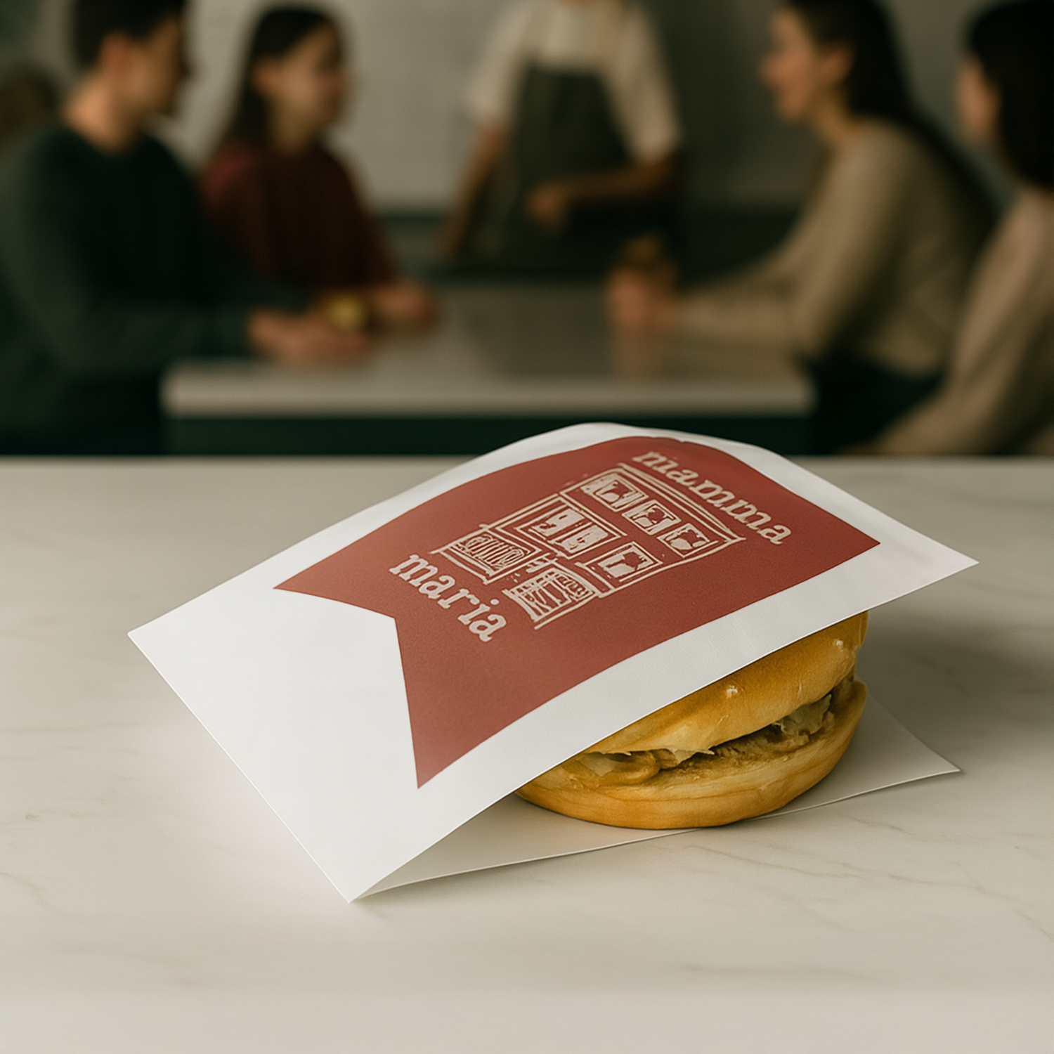 Custom Double Open Bag - Greaseproof