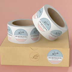 Custom Roll Labels – Eco Friendly Printed Stickers for Packaging & Branding