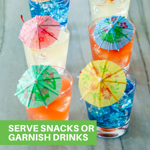 Serve Snacks Or Garnish Drinks