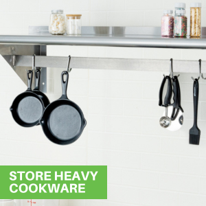 STORE HEAVY COOKWARE