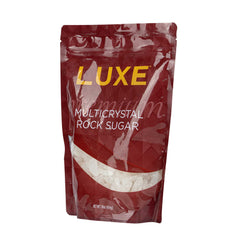 Luxe 1 lb Clear Rock Sugar - Multicrystal - 1 count box