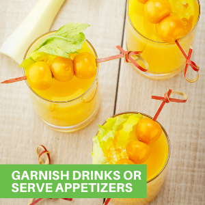 Garnish Drinks Or Serve Appetizers