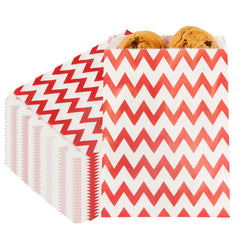 Rectangle Red Paper Bag - Zig Zags - 7