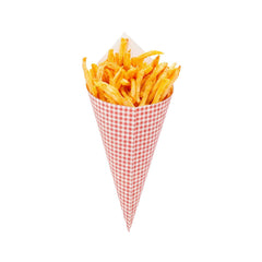 Cone Tek Picnic Print Paper Food Cone - 9 1/2