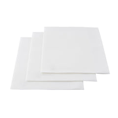 Luxenap Square White Paper Napkin - Micropoint, 3-Ply - 15 3/4