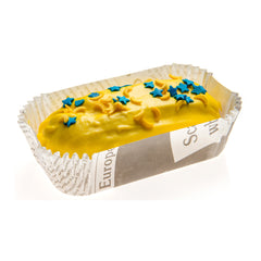 Panificio 5 oz Elliptical Newsprint Paper Large Baking Cup - Ridged - 4 1/2