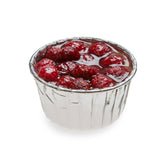 Panificio 5.5 oz Round Metallic Silver Paper Large Baking Cup - Pleated - 3" x 3" x 1 1/2" - 200 count box