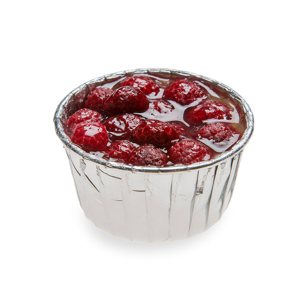 Panificio 5.5 oz Round Metallic Silver Paper Large Baking Cup - Pleated - 3" x 3" x 1 1/2" - 200 count box