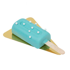 Pastry Tek Triangle Gold Paper SturdyServe Base - 3