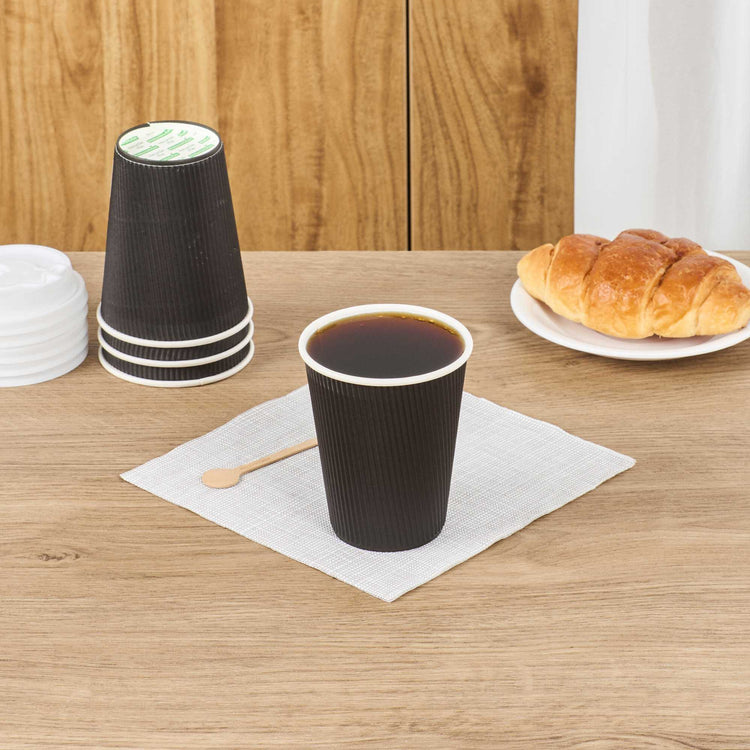 Black Disposable Cups