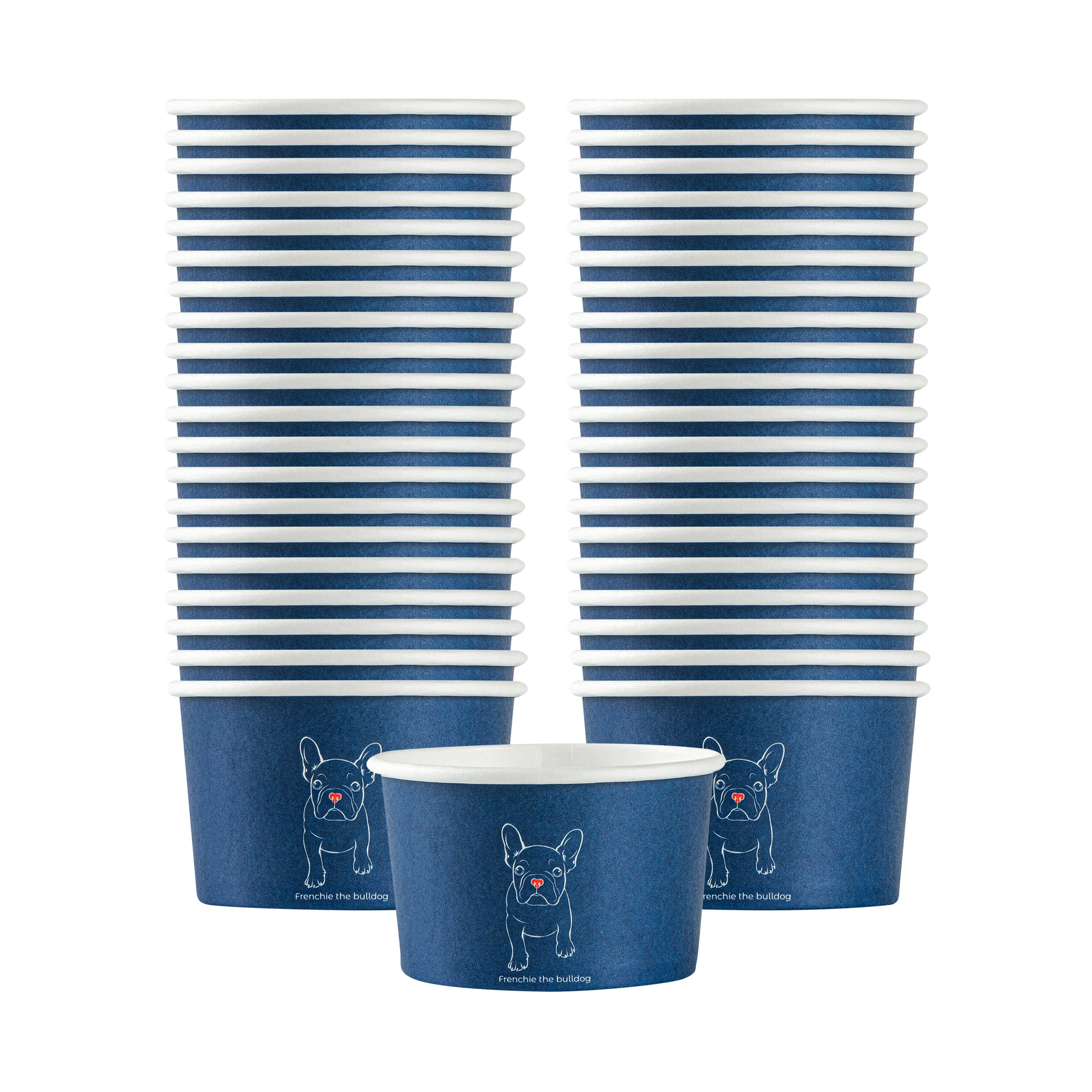 Round Frenchie Coppetta 3 oz Round Frenchie Paper To Go Cup - 3