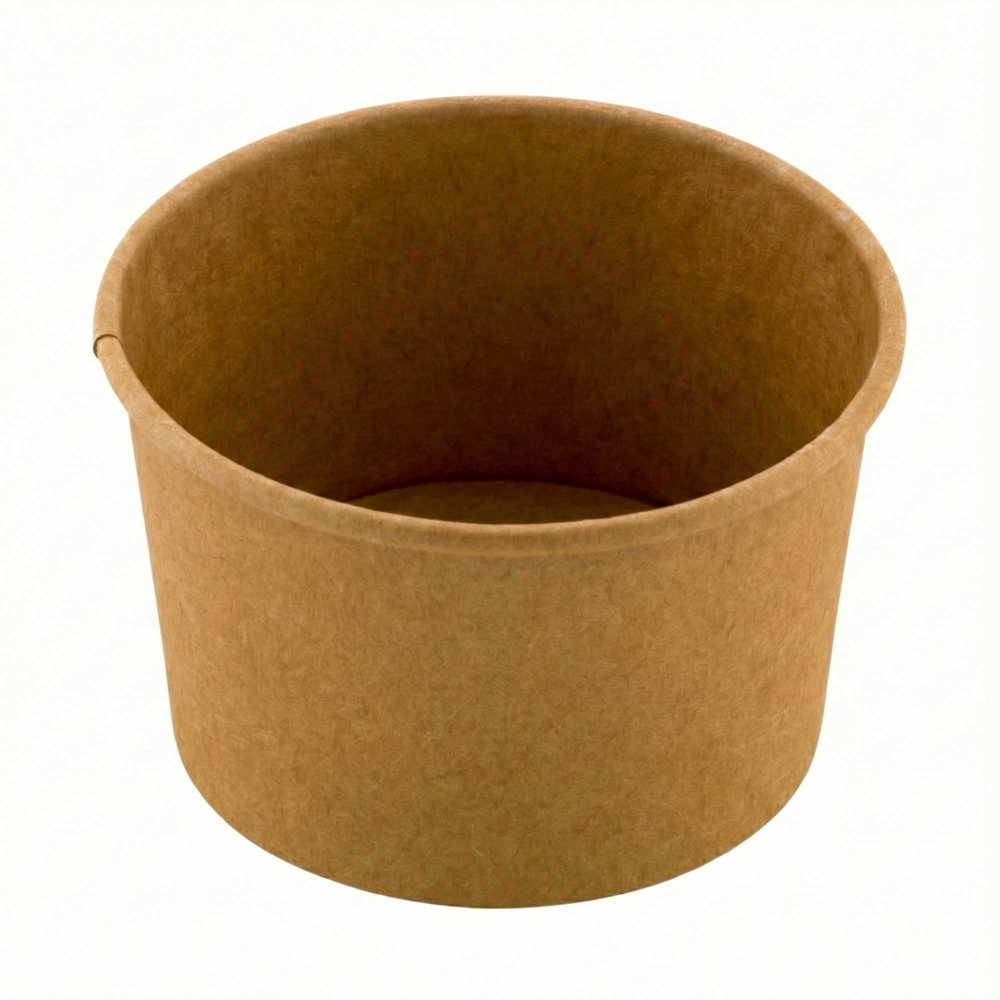 Coppetta 3 oz Round Kraft Paper To Go Cup - 3" x 3" x 1 3/4" - 200 count box