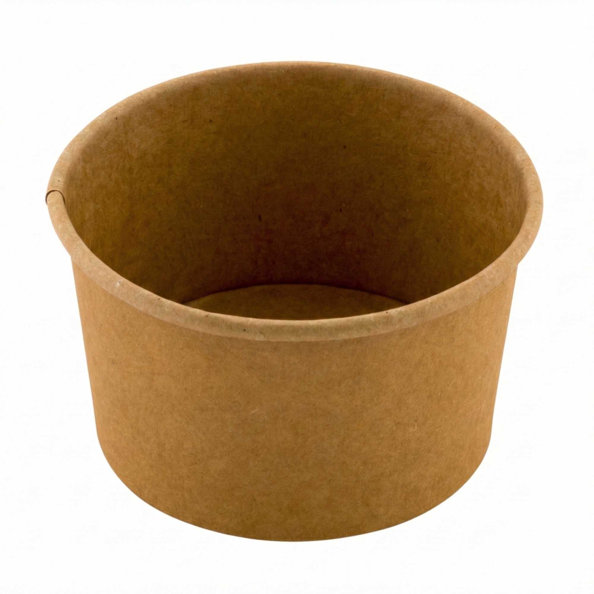 Coppetta 5 oz Round Kraft Paper To Go Cup - 3 1/4" x 3 1/4" x 2" - 200 count box