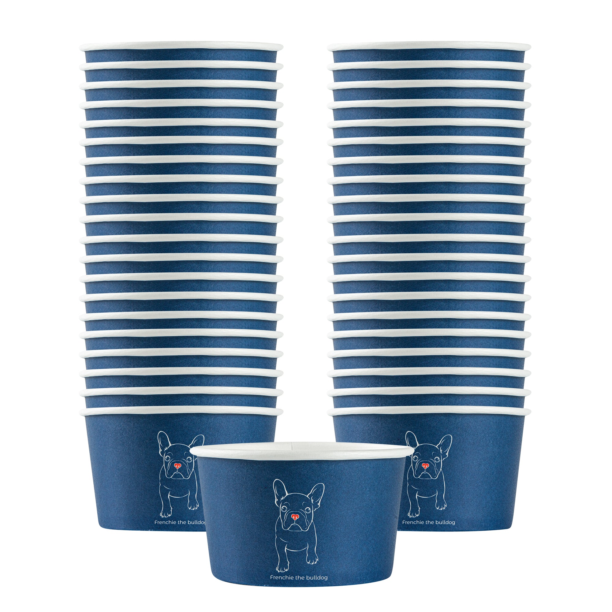 Round Frenchie Coppetta 12 oz Round Frenchie Paper To Go Cup - 4