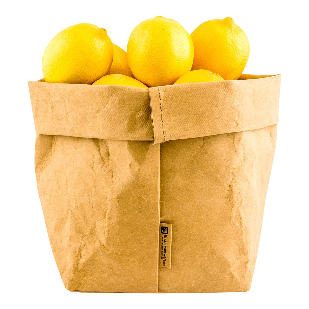 DuraLux Kraft Paper Washable Bag - 6 1/4 DuraLux Kraft Paper Washable Bag - 6 1/4