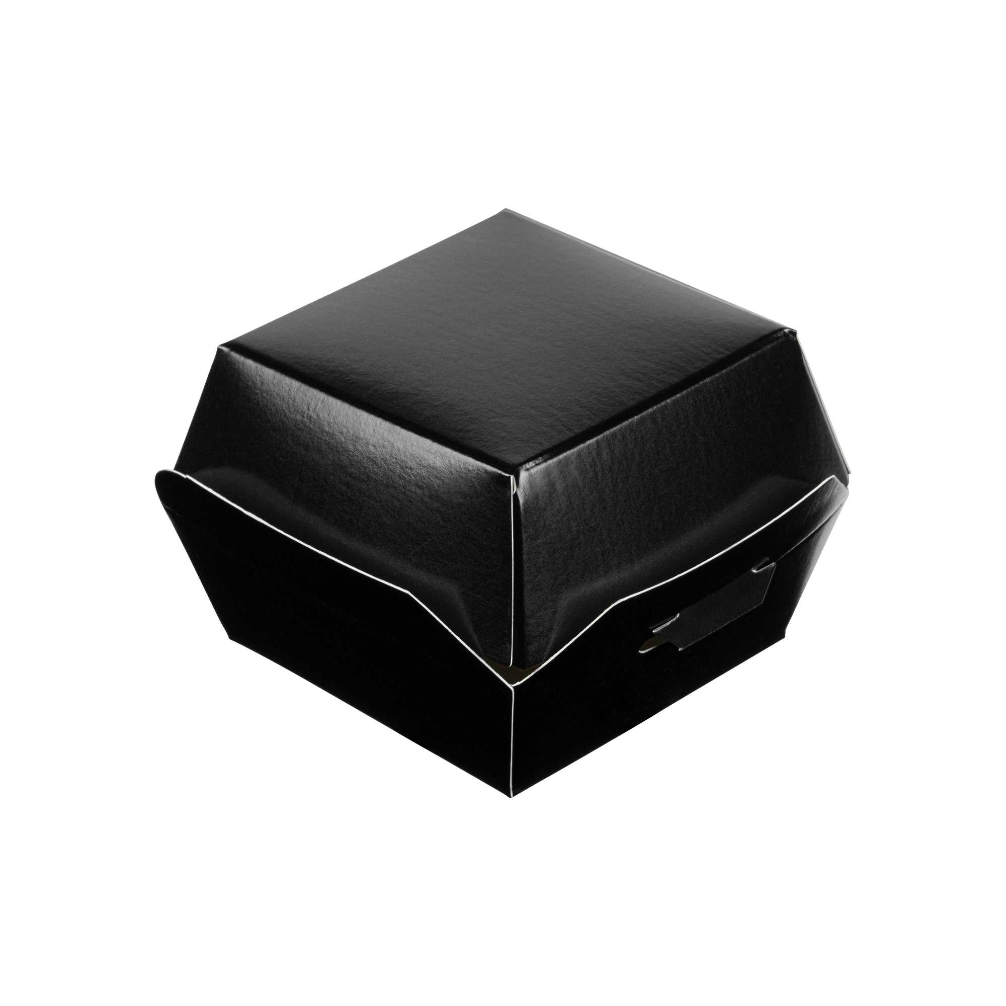 Bio Tek Black Paper Slider Box - 2 1/2" x 2 1/2" x 2" - 900 count box