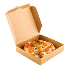 Kraft Paper Mini Pizza Box - 3 1/2