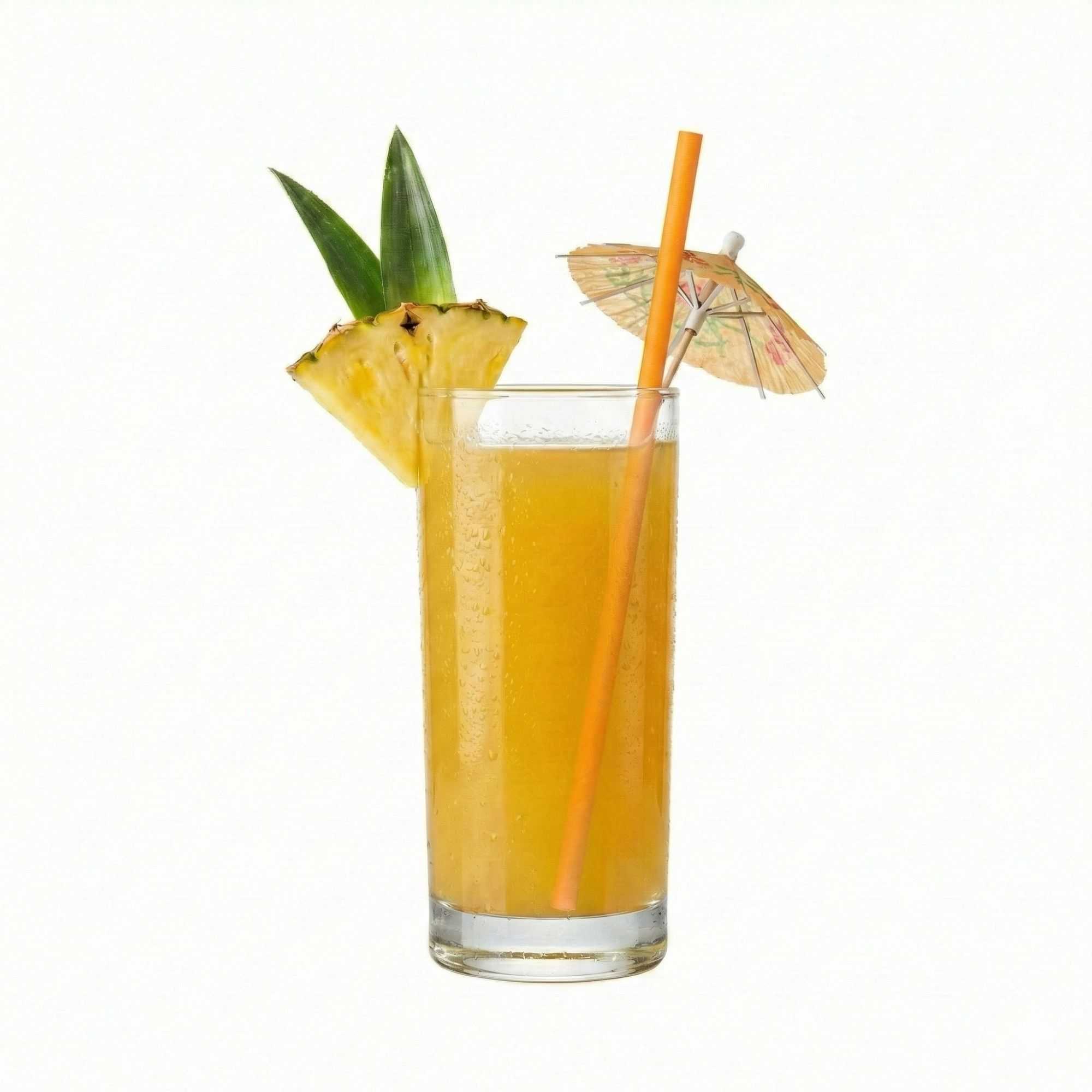 Bev Tek Orange Paper Straw - Biodegradable, 6mm - 7 3/4" - 100 count box