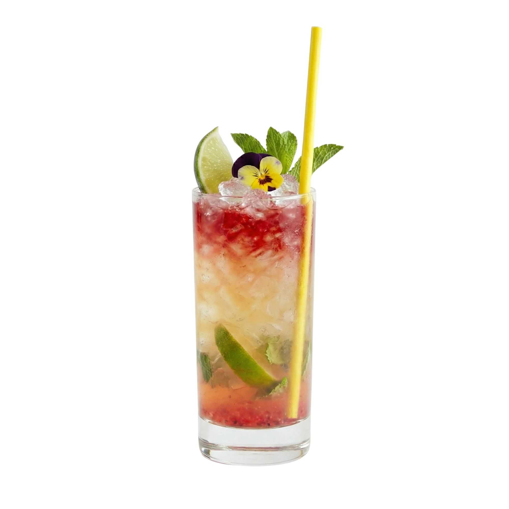 Bev Tek Yellow Paper Straw - Biodegradable, 6mm - 7 3/4" - 100 count box