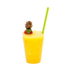 Lime Paper Straw - Biodegradable, 6mm - 7 3/4