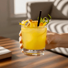 STRAWZY Matte Black Paper Cocktail Straw - Biodegradable, 6mm - 5 3/4