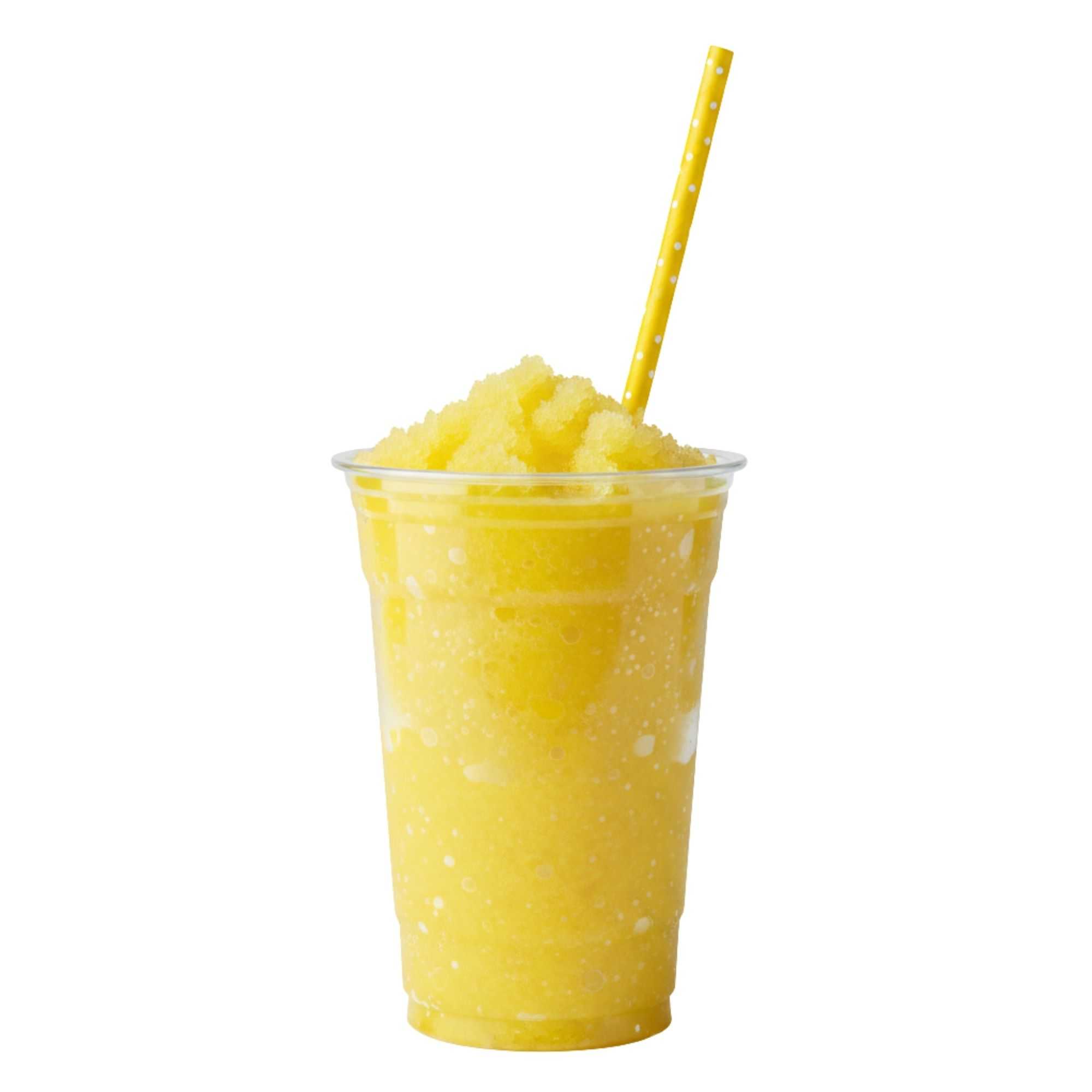 Bev Tek Yellow Paper Straw - Polka Dots, Biodegradable, 6mm - 7 3/4" - 100 count box