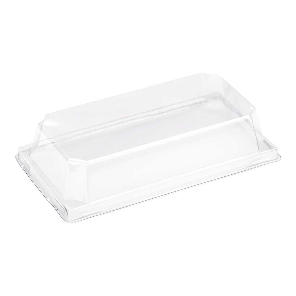 Matsuri Vision Clear Plastic Lid - Fits Medium Sushi Container - 50 count box