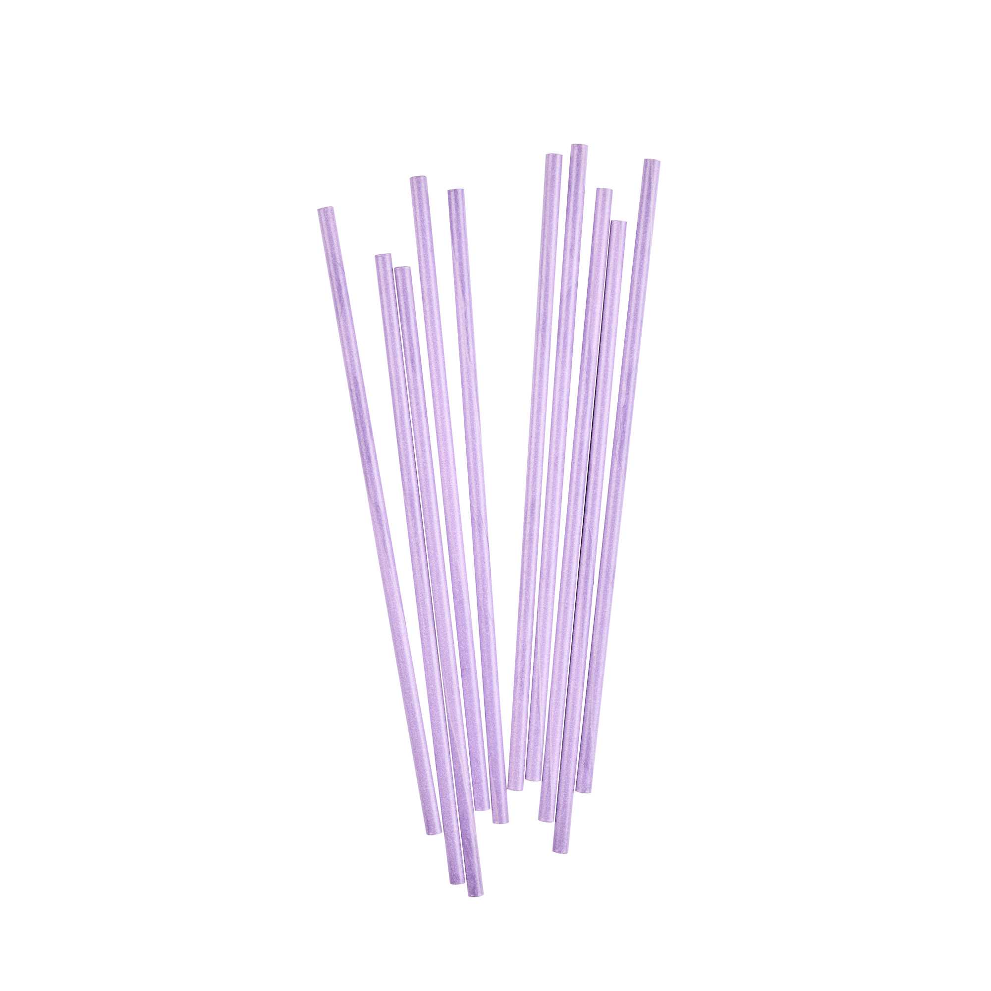 Restpresso Purple Paper Cake Pop and Lollipop Stick - Biodegradable - 6" x 5/32" - 100 count box