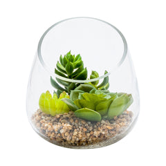 artificial succulent centerpiece Restaurantware-4.7 x 5 Inch Faux Succulent, 1 Artificial Succulent