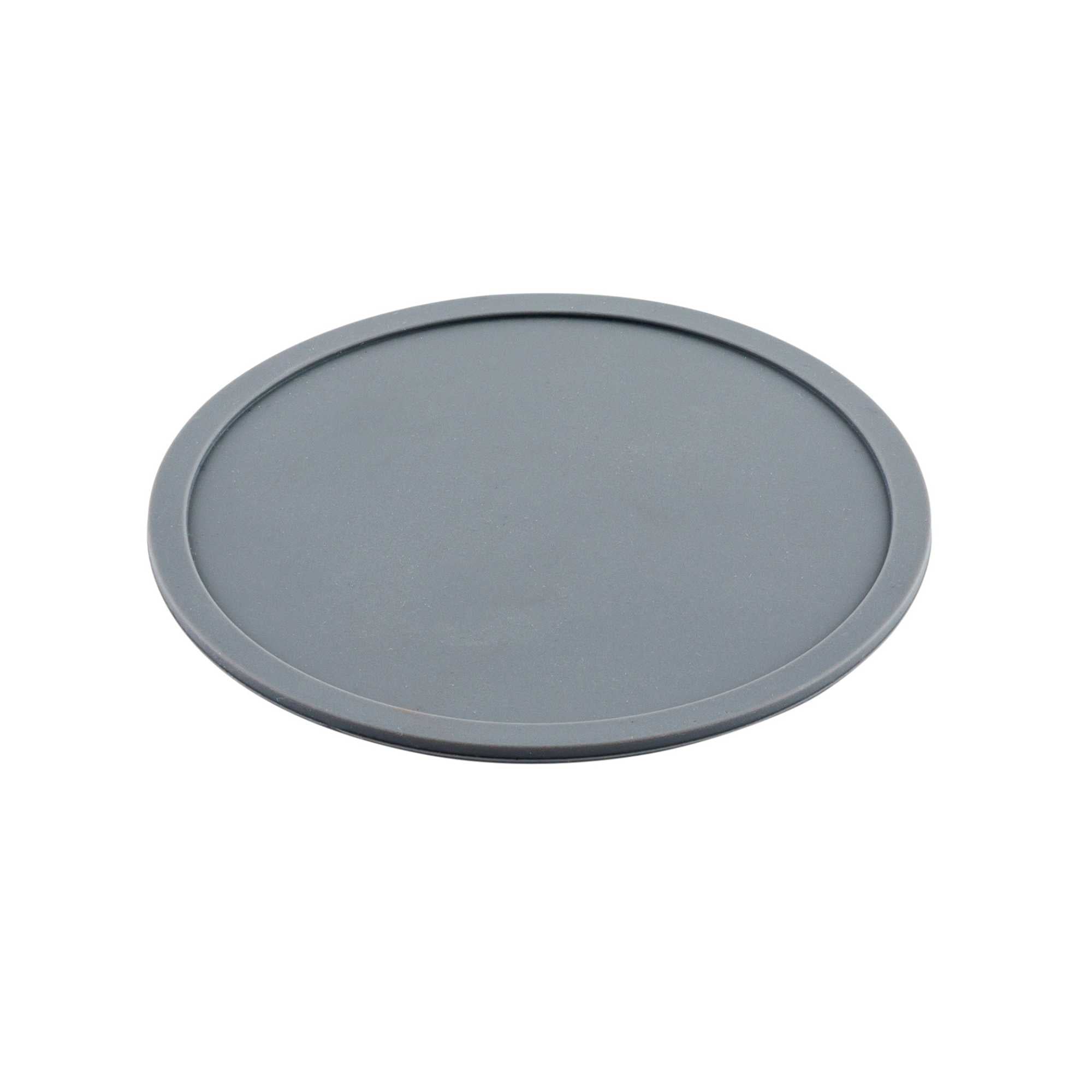 Bar Lux Gray Silicone Coaster - Non-Slip - 4" x 4" x 1/4" - 6 count box