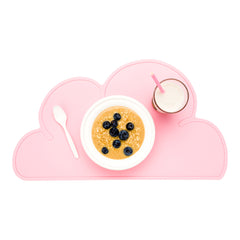 RW Kids Pink Silicone Cloud Placemat - Non-Slip - 18 3/4