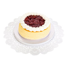 Pastry Tek Round White Paper Doilies - Lace - 12