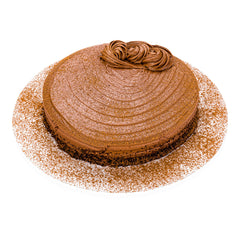 Pastry Tek Round White Cardboard Cake Drum Board - Covered Edge - 10