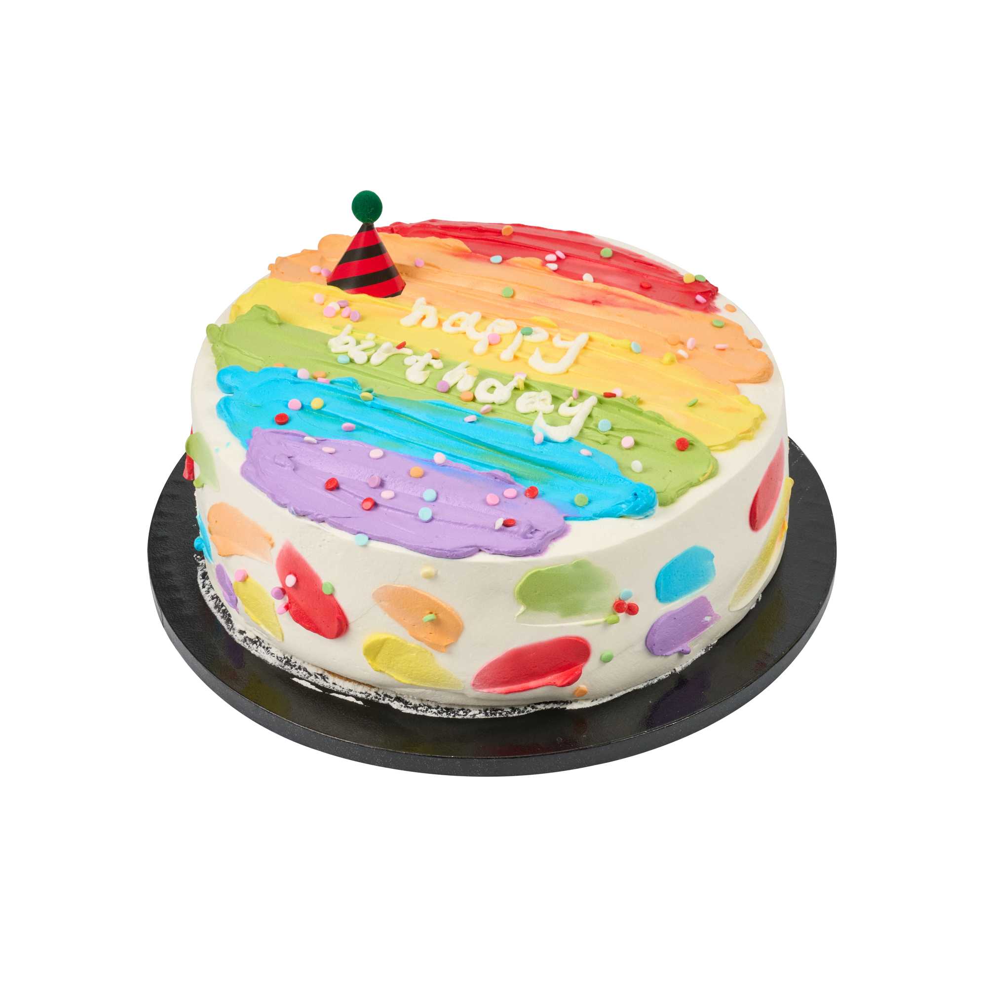 Pastry Tek Round Black Cardboard Cake Drum Board - Covered Edge - 12" x 12" x 1/2" - 1 count box