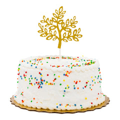Top Cake Gold Paper Money Tree Cake Topper - Glitter - 7