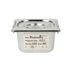 RW Smart White Paper General Food Rotation Label - Dissolvable - 2
