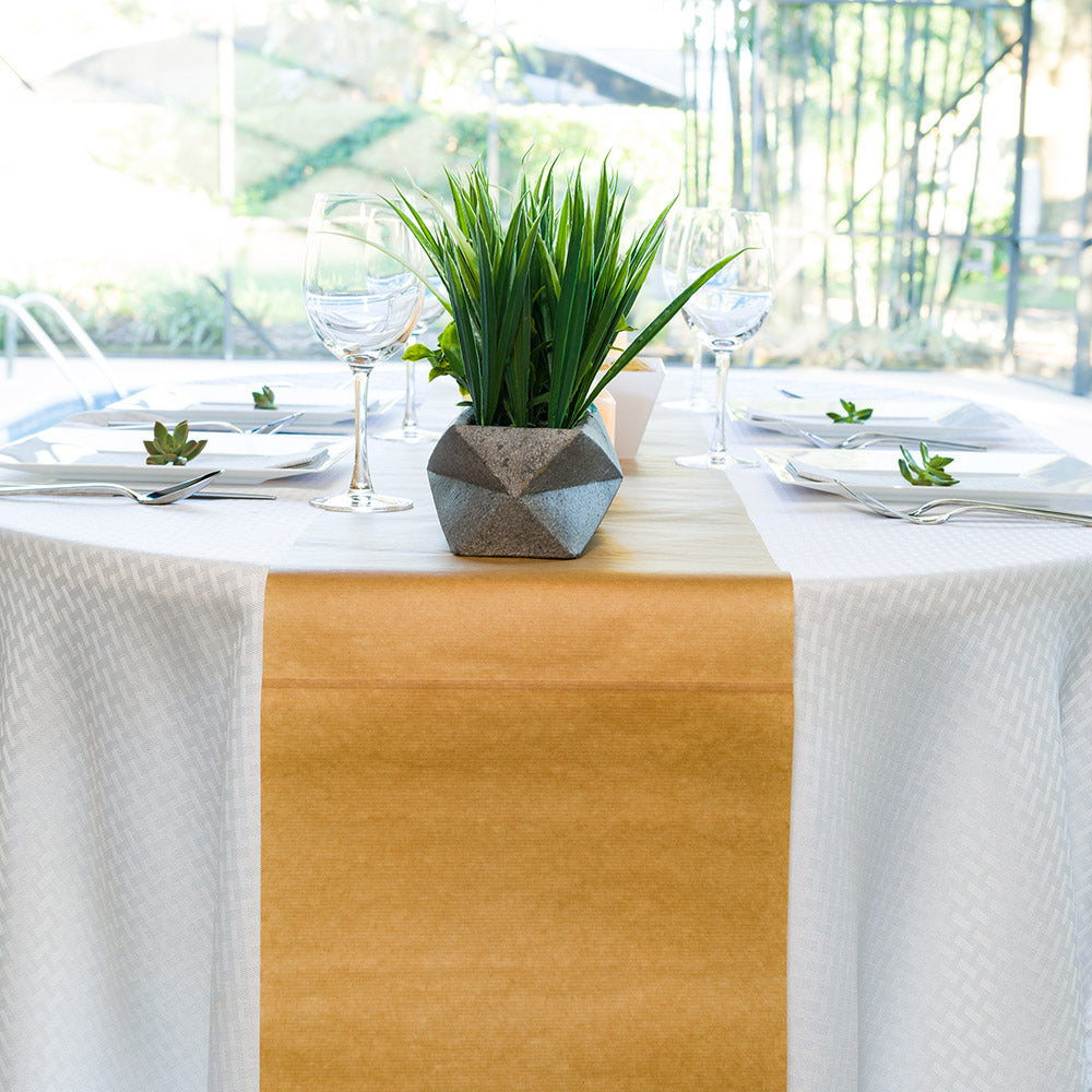 RW Eco Kraft Recyclable Paper Table Runner Roll - 16" x 98' - 1 count box