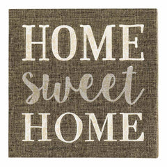 Dark Gray Paper Luncheon Napkin - Home Sweet Home - 13
