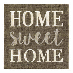 Luxenap Dark Gray Paper Luncheon Napkin - Home Sweet Home - 13