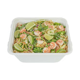 Pulp Safe No PFAS Added 128 oz Square White Sugarcane / Bagasse Serving Bowl - Home Compostable - 10" x 10" x 3 3/4" - 100 count box