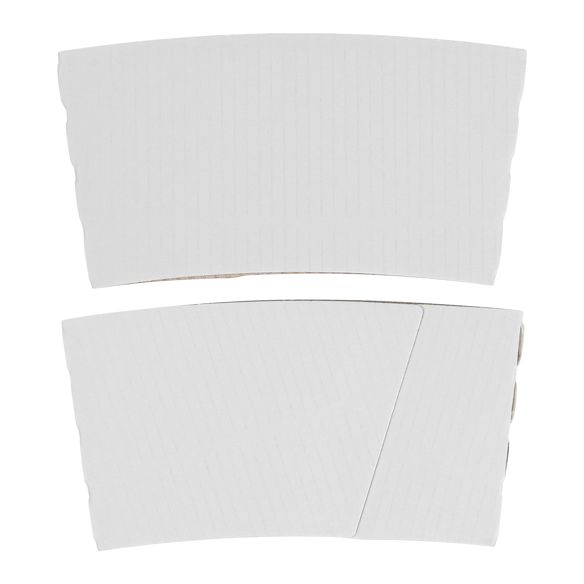 Restpresso White Paper Coffee Cup Sleeve - Fits 12 / 16 / 20 oz Cups - 1000 count box